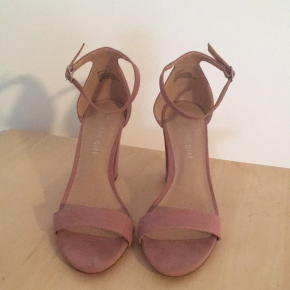 Madden Girl Beella Pink Ankle Strap Heels - Picture 2 of 5